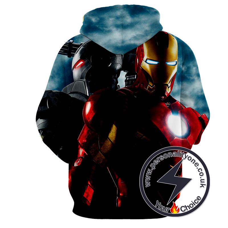 Iron Man - Iron Man 3D - Iron Man Hoodies